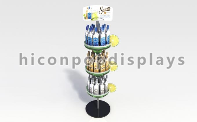 2-way Custom Wine Display Stand Merchandising Store Fixtures
