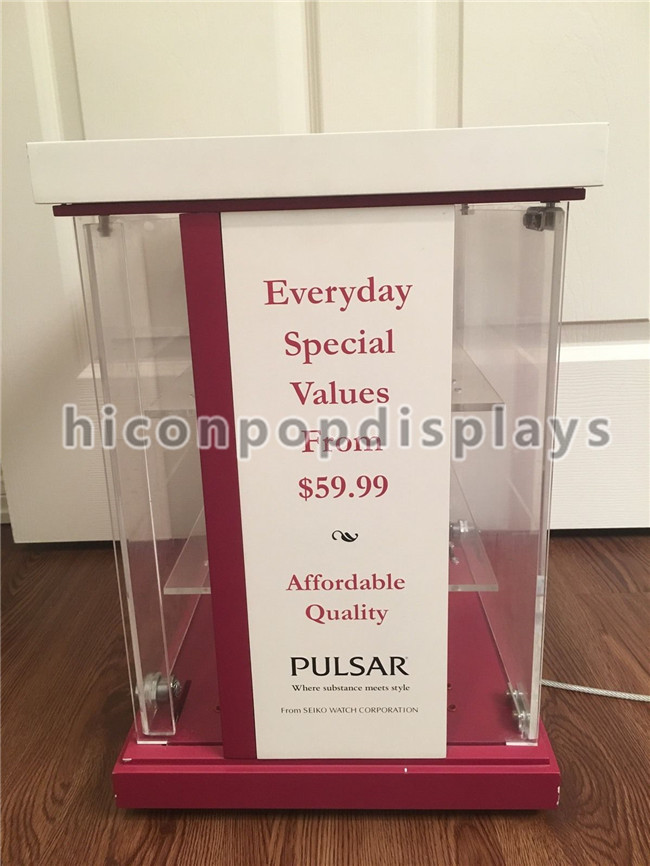 Countertop Spinner Display Rack, Acrylic Jewelry Display Design For Fashion Retail Shop