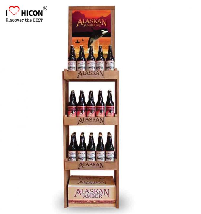 Beautiful Customized Wooden Grape Wine Display Stand To Match Your Product Your Need